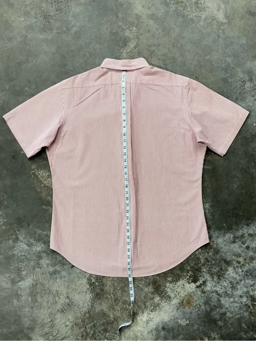 Polo Ralph Lauren Pink Seersucker Button Up Shirt Mens Large